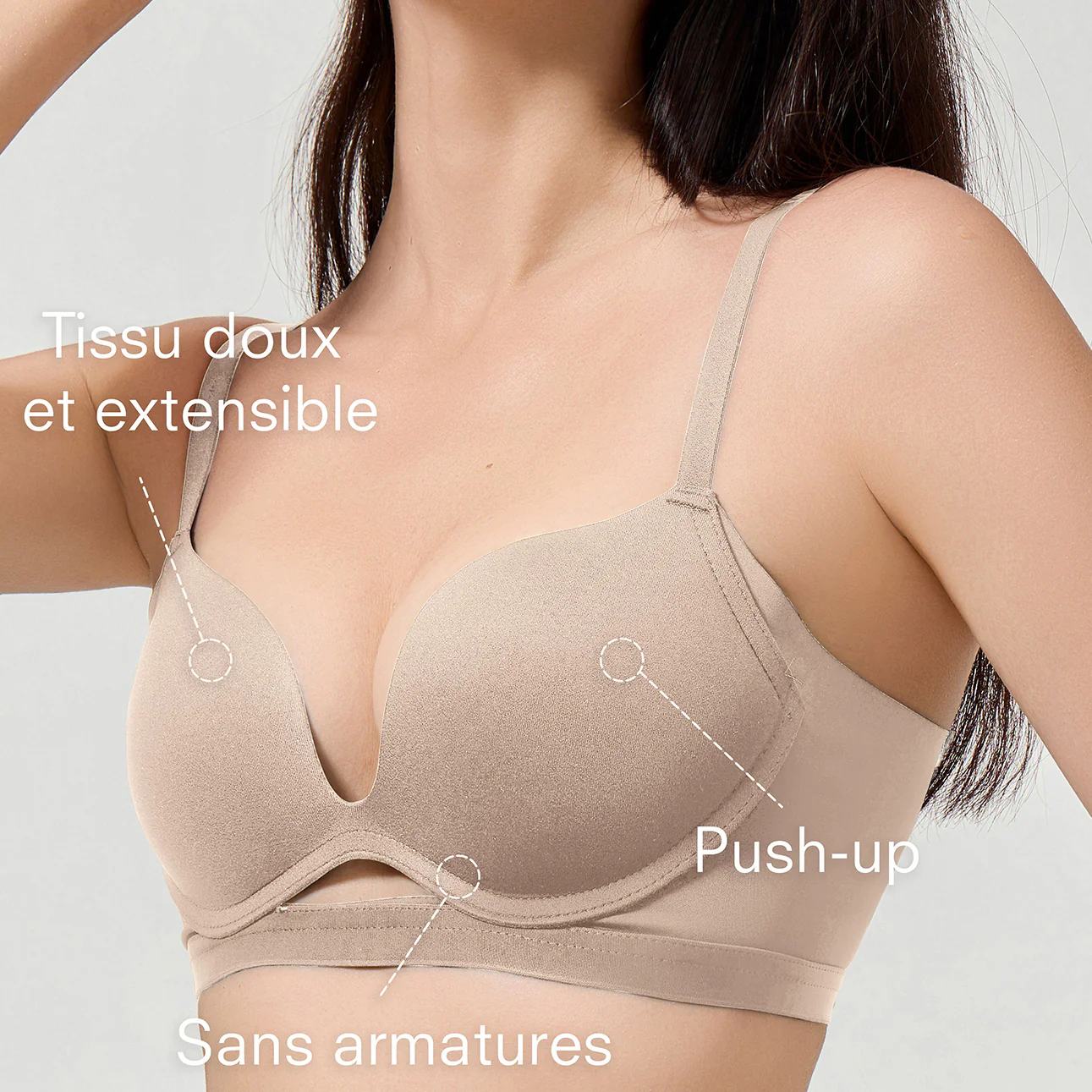 Office Elegance - Wireless Push-up Bra - Image 24